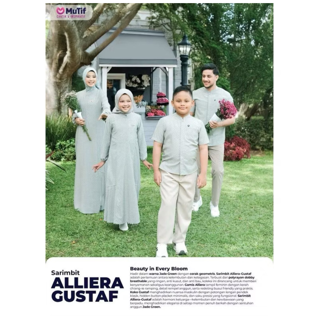 SARIMBIT ALLIERA-GUSTAF MUTIF | GAMIS KOKO MUTIF | SARIMBIT TERBARU 2026