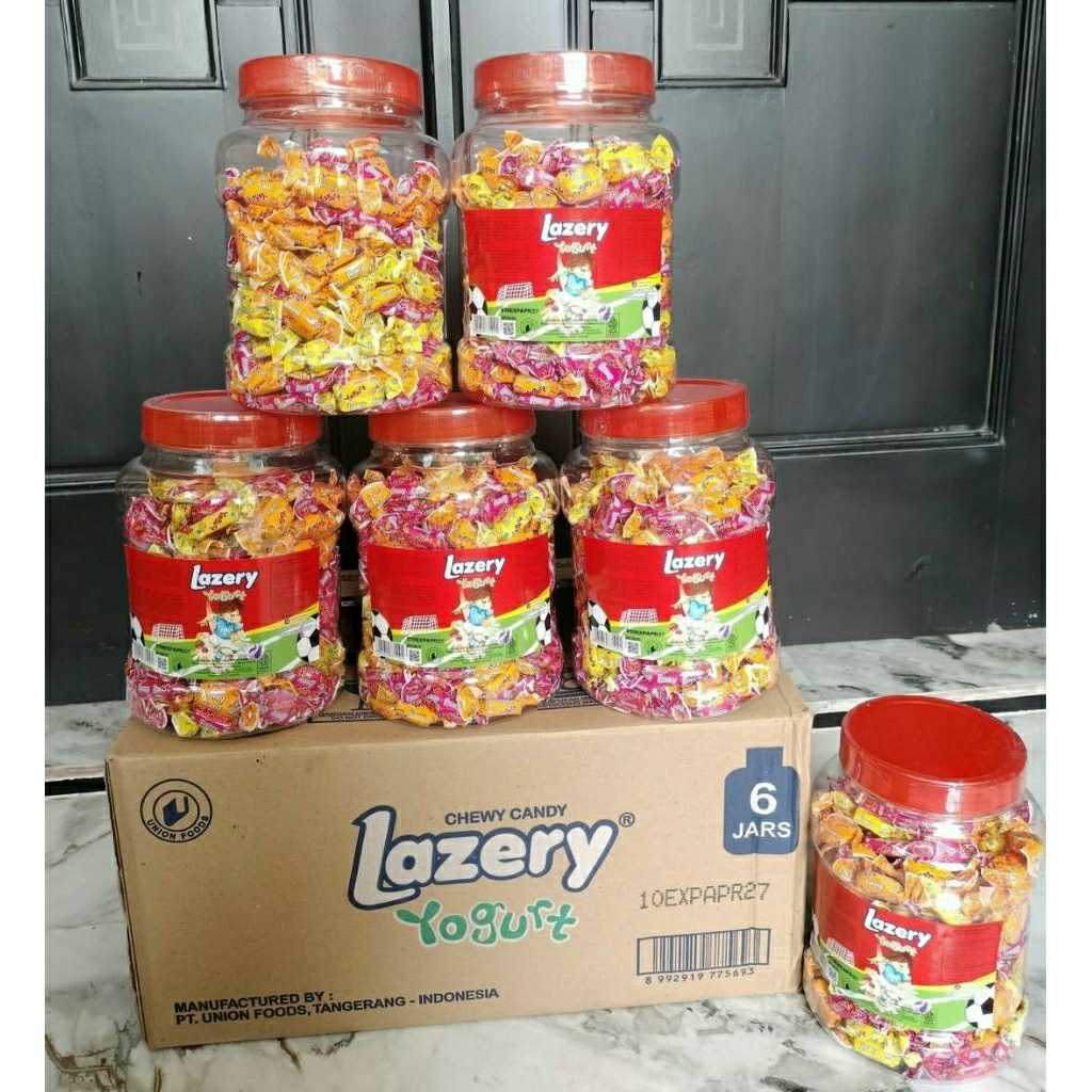 Permen Lazery Toples isi 200pcs / Permen Lazery kuncrit jadul