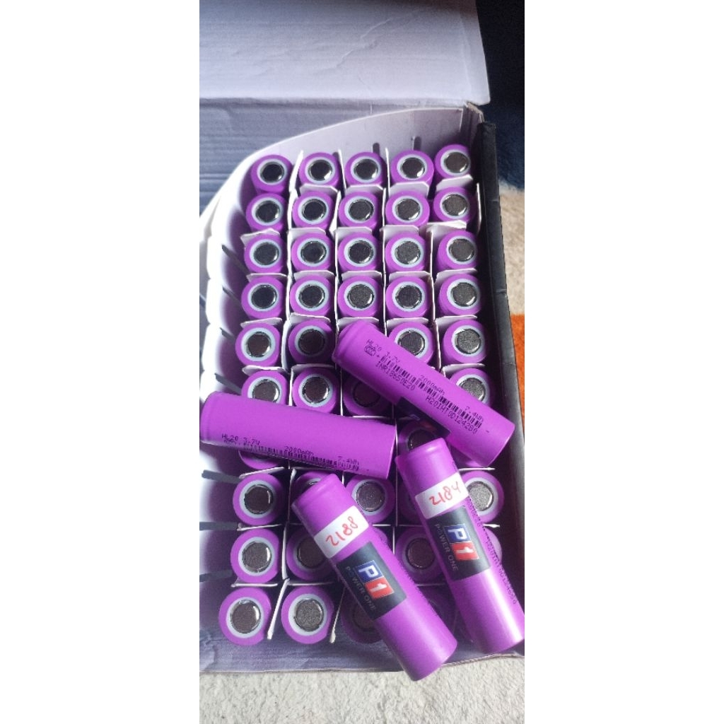 baterai/battery/batre 18650 2000mah (baru)
