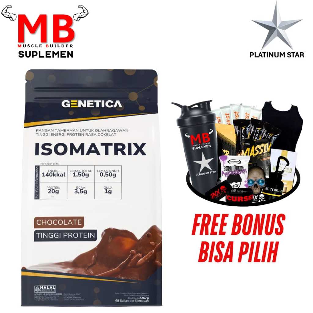 Isomatrix Genetica 5 lbs Whey Protein Isolate Iso Matrix 5lbs 5lb 10 lb Evolene Isolene Provus Lean 