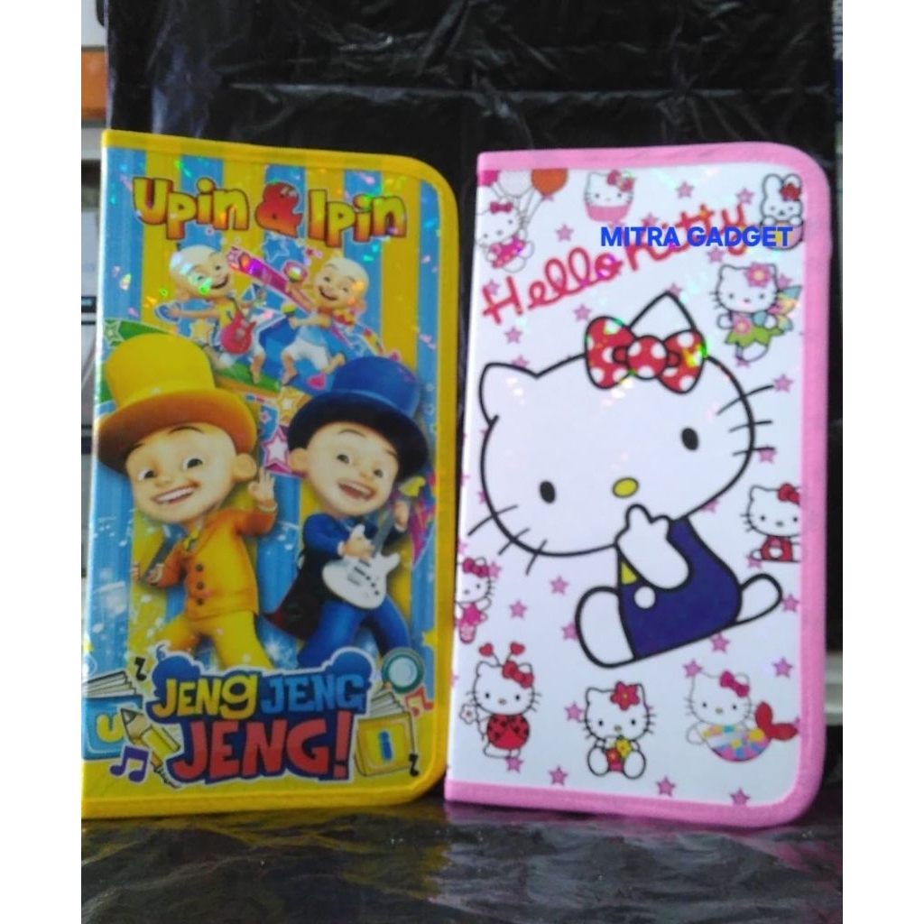 Tas CD DVD isi 80 motif Gambar Glitter - Bag Organizer