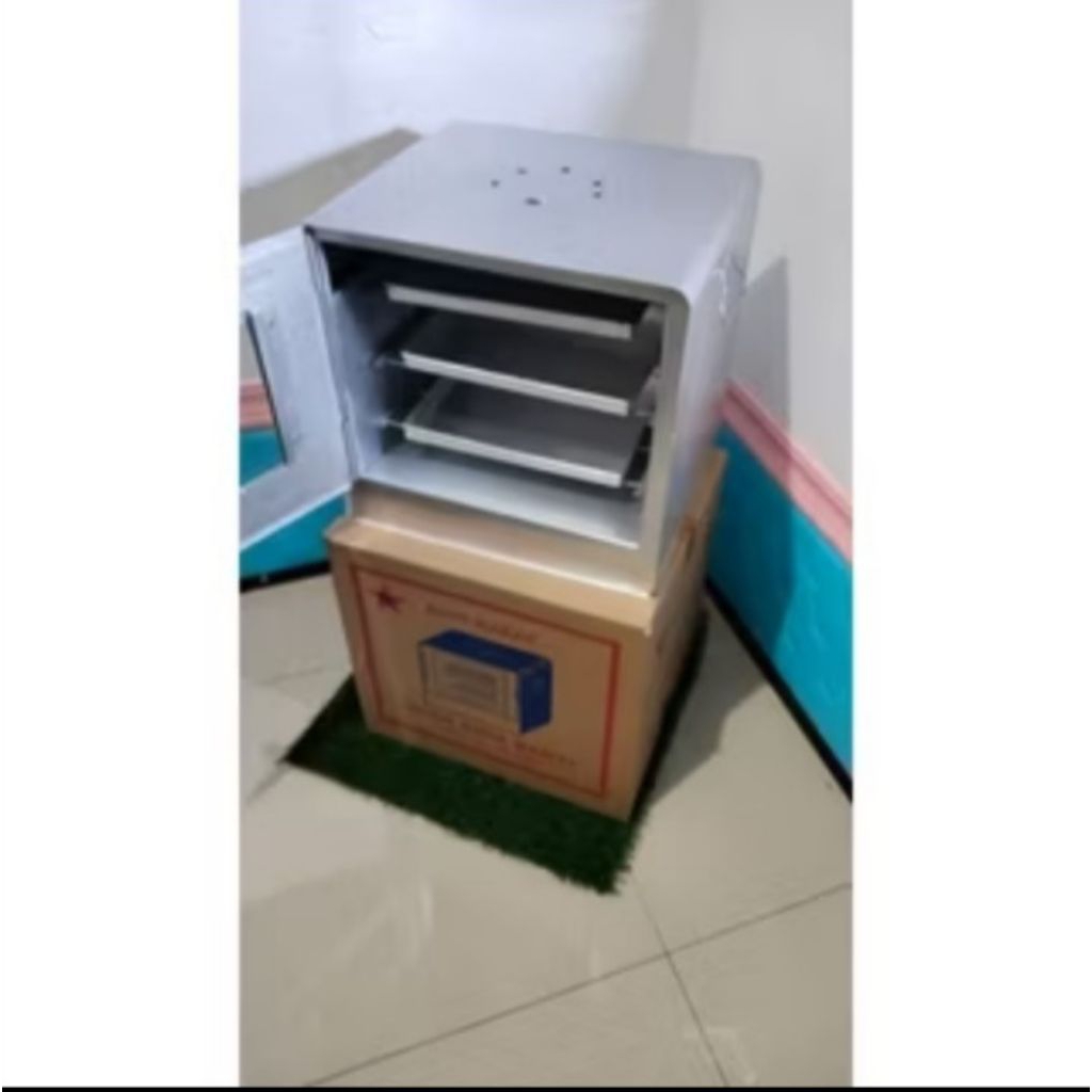 Oven Tangkring bima 3 susun alumunium + loyang