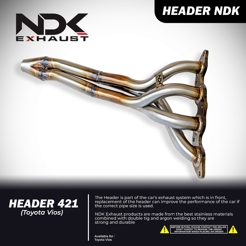 NDK EXHAUST HEADER 421 VIOS KNALPOT MOBIL RACING