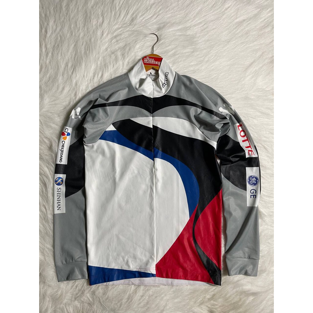 Tracktop sepeda kappa second (3757) - Hoodie second - hoodie second branded - Jaket Second - Jaket S