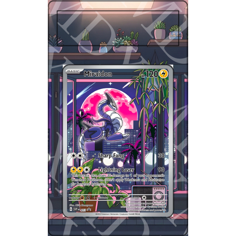 Miraidon #13 Pokemon Promo (extended Art)