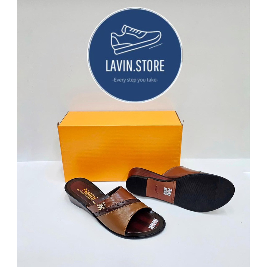 SANDAL NALINI JSB 17647 - Sandal Kulit Asli Wanita Dewasa