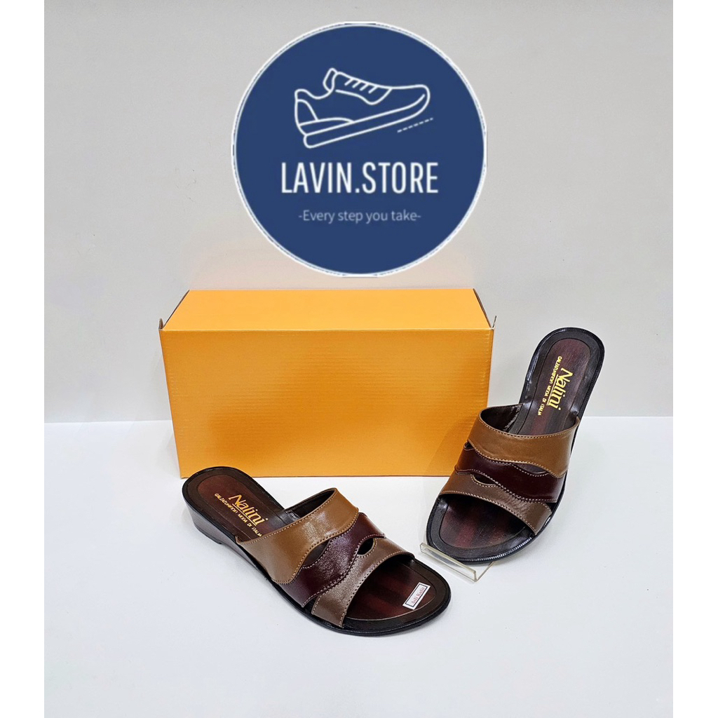 SANDAL NALINI JSB 17649 - Sandal Kulit Asli Wanita Dewasa