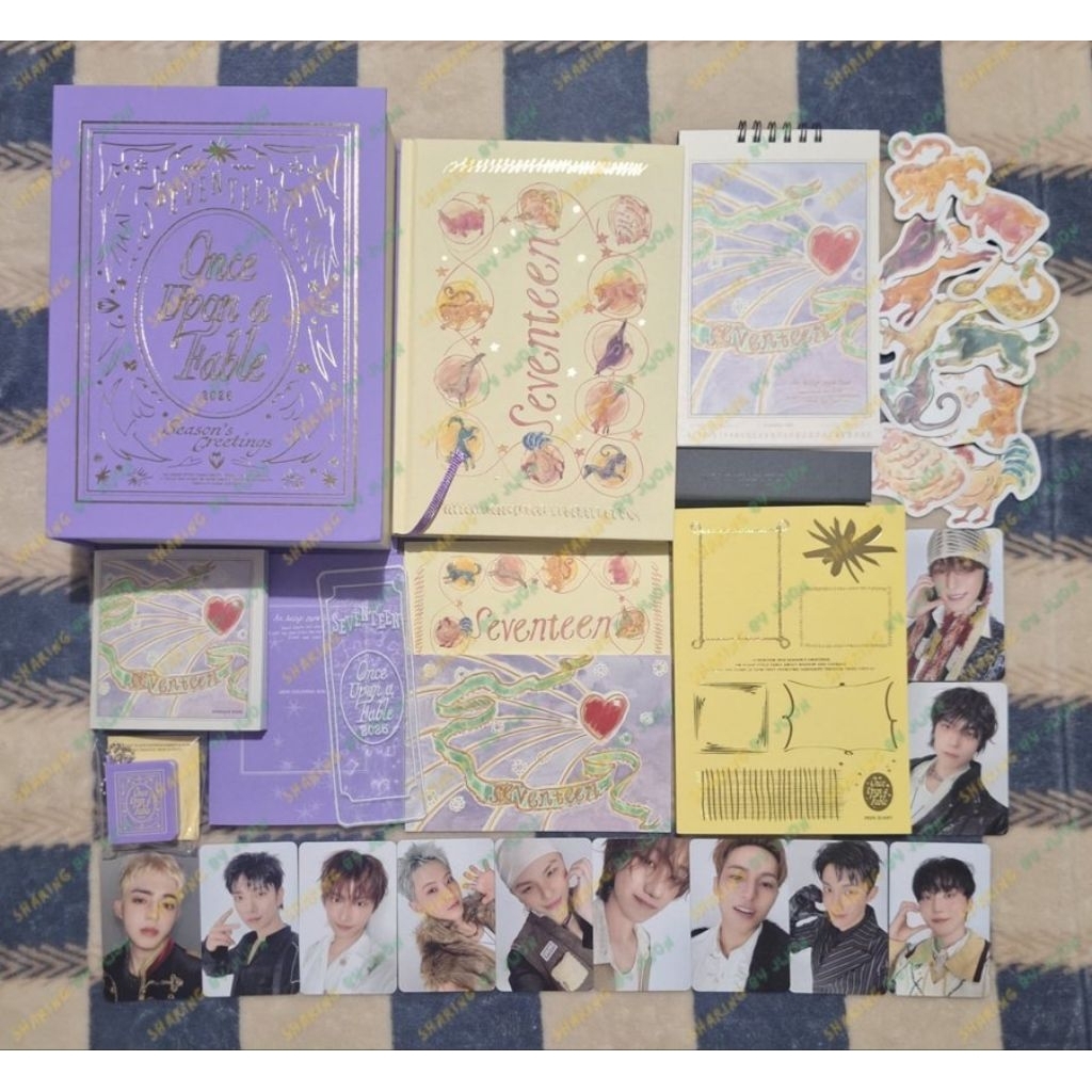 [sharing] Seventeen 2026 Season's Greetings - svt photocard scoups jeonghan joshua jun hoshi wonwoo 