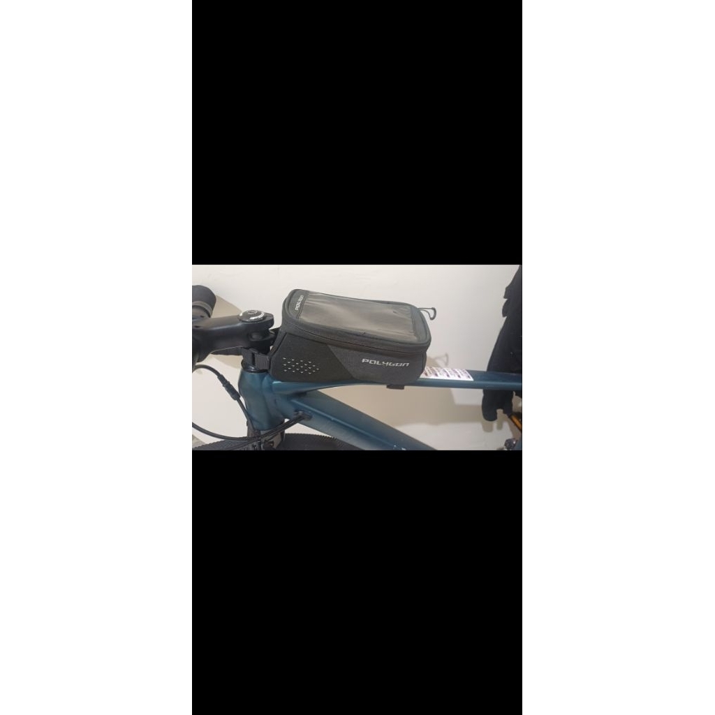 Tas Top Tube Polygon Sepeda + Tempat HP Anti air