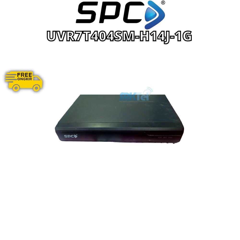 SPC UVR7T404SM-H14J-1G DVR CCTV 4 CHannel Support 2MP Recording H264+ Second