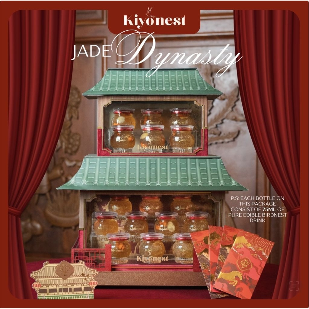 JADE DYNASTY - KIYONEST PREMIUM EDIBLE BIRD NEST CNY HAMPERS IMLEK 2026