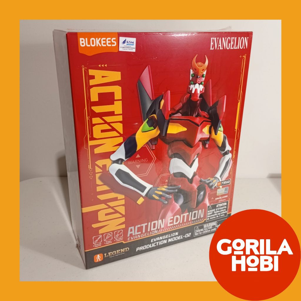 BLOKEES Action Edition Evangelion Unit 02 Model Kit