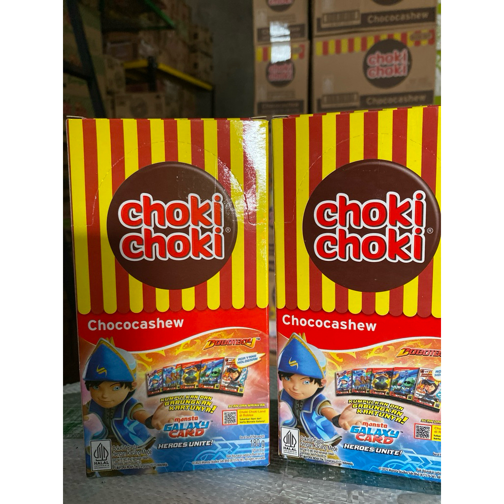 choki choki chococashew boboiboy galaxy card ada kartunya