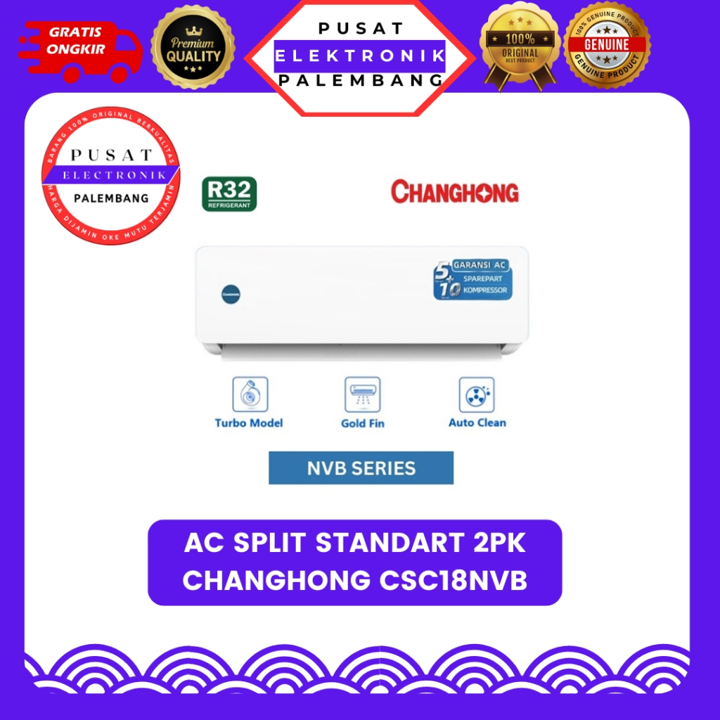 AC CHANGHONG STANDARD 2 PK CSC18NVB / 2 PK CSC18NVB SERIES - AC CHANGHONG SERIES GARANSI RESMI / AC 