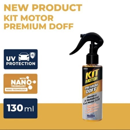 KIT MOTOR PREMIUM DOFF BOTOL SPRAY 130ML MERAWAT MELINDUNGI BODY DOFF MOTOR MOBIL CUCI