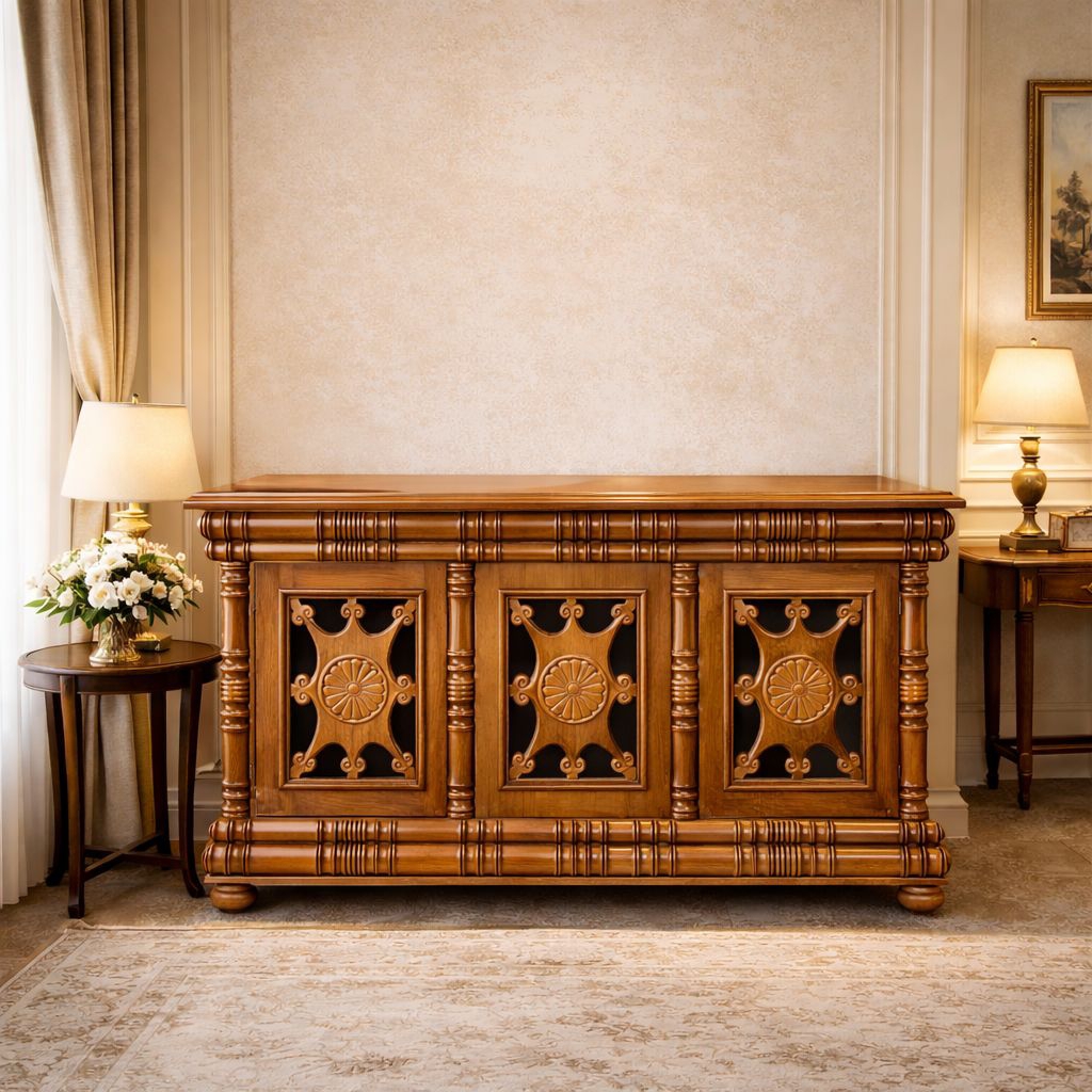 Bofet Jati Solid Terbaru Jepara