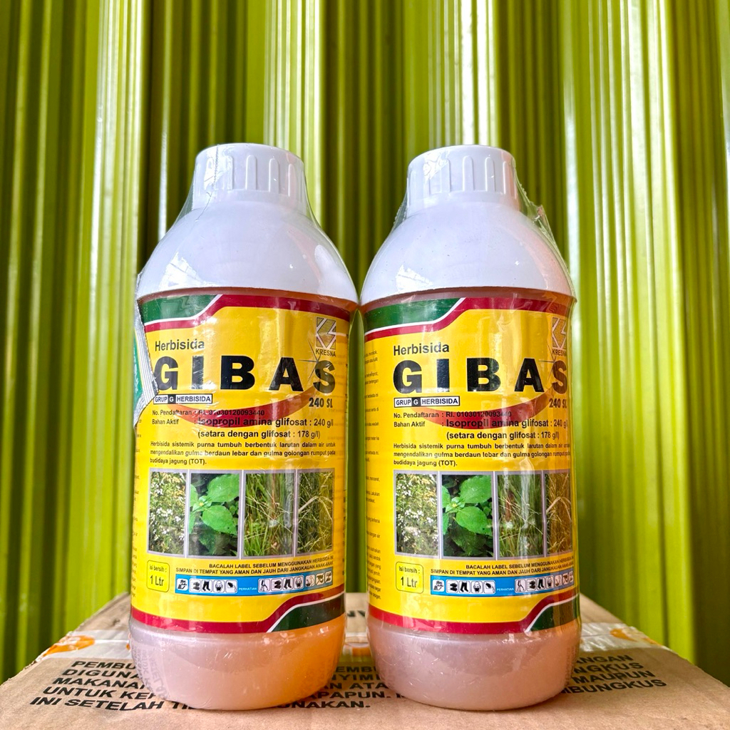 Herbisida GIBAS 240SL Kemasan 1 Liter - Gibas Pembasmi Rumput Membandel