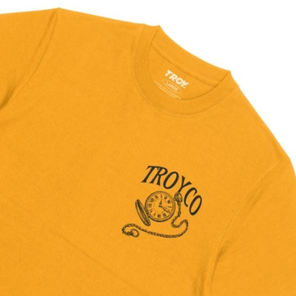 Troy Company Tshirt Yellow Mustard Trust the Process - Kaos Lengan Pendek Kaos Kuning Mustard MTD 2422