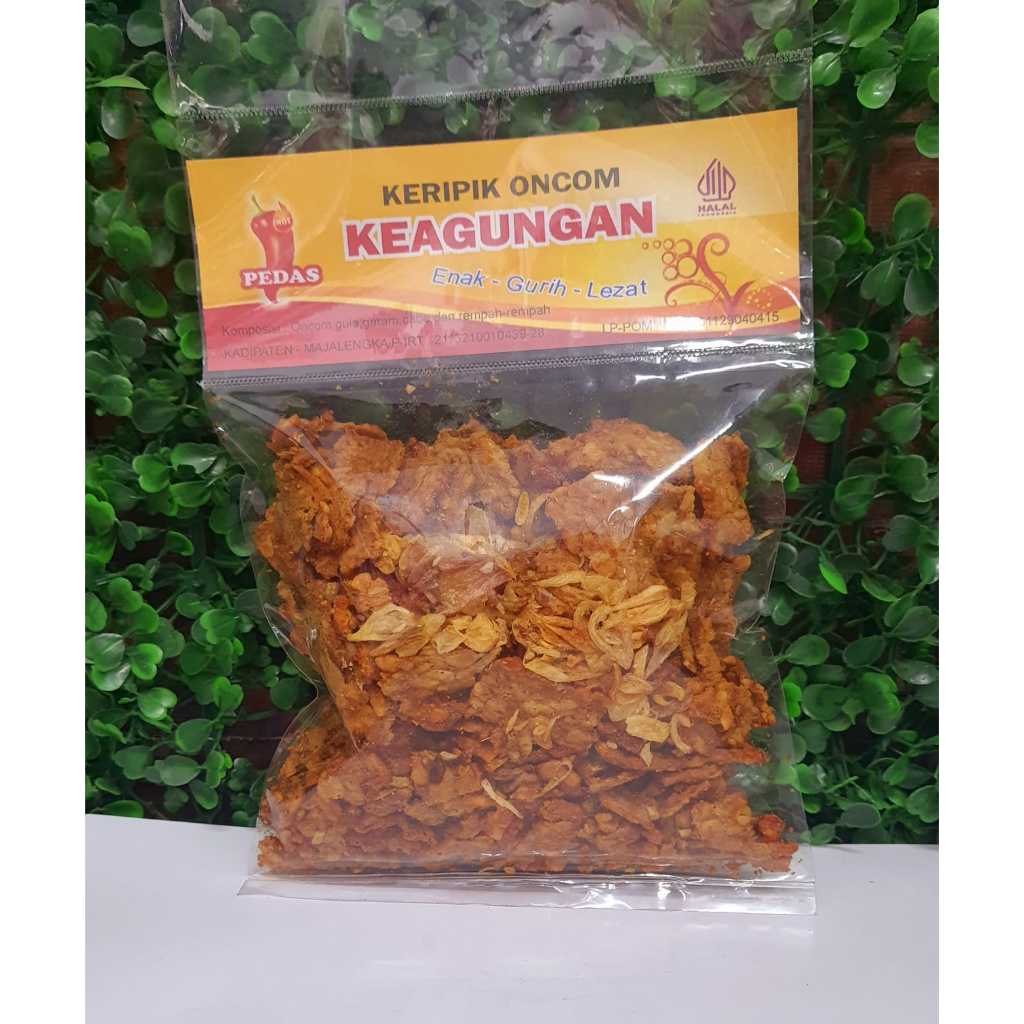 Oncom Goreng KEAGUNGAN  Keripik Oncom Pedas / Original Majalengka Mart