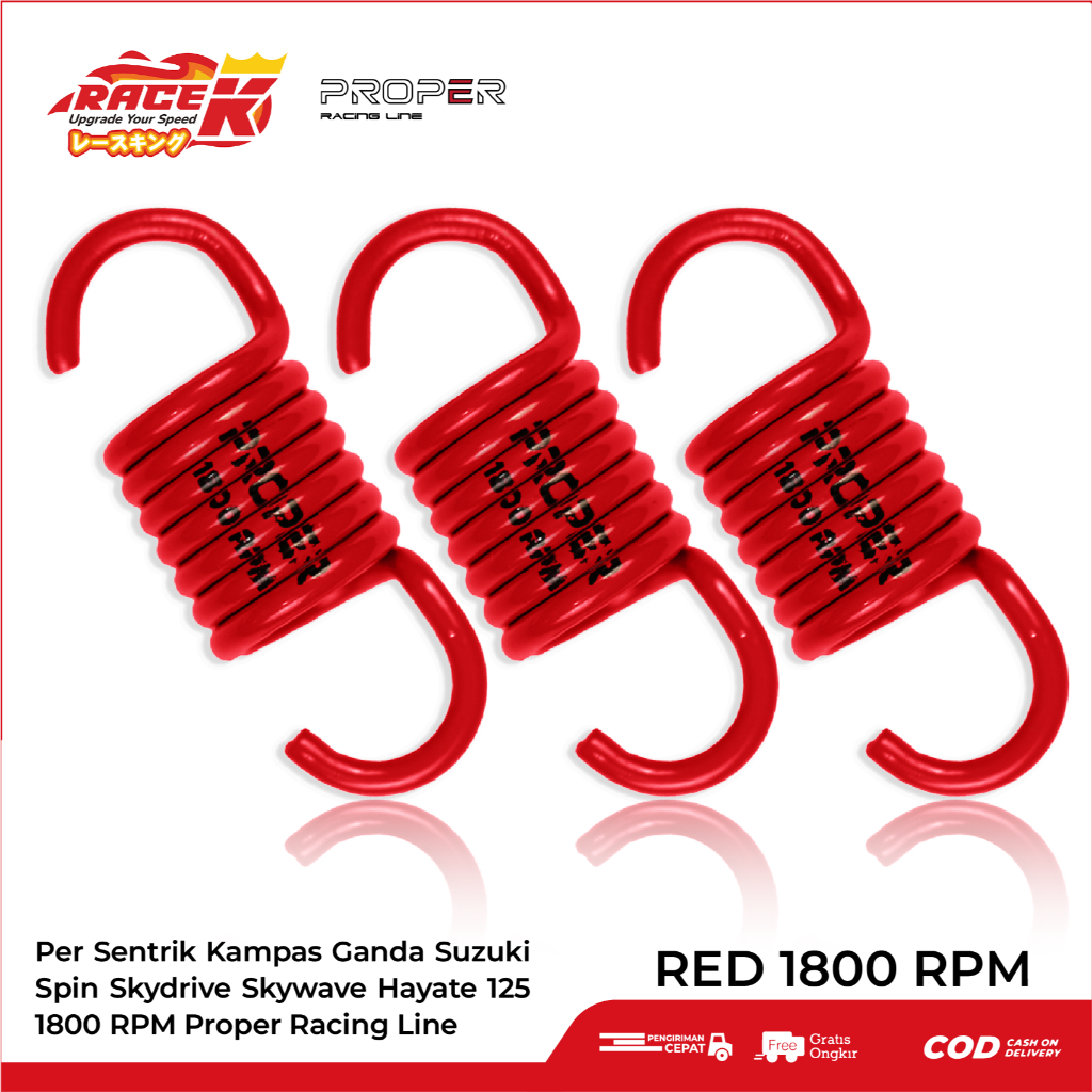 PROPER Per Sentri Sentrik Kopling Kampas Ganda Suzuki Spin Skydrive Skywave Hayate Burgman 125 1800 
