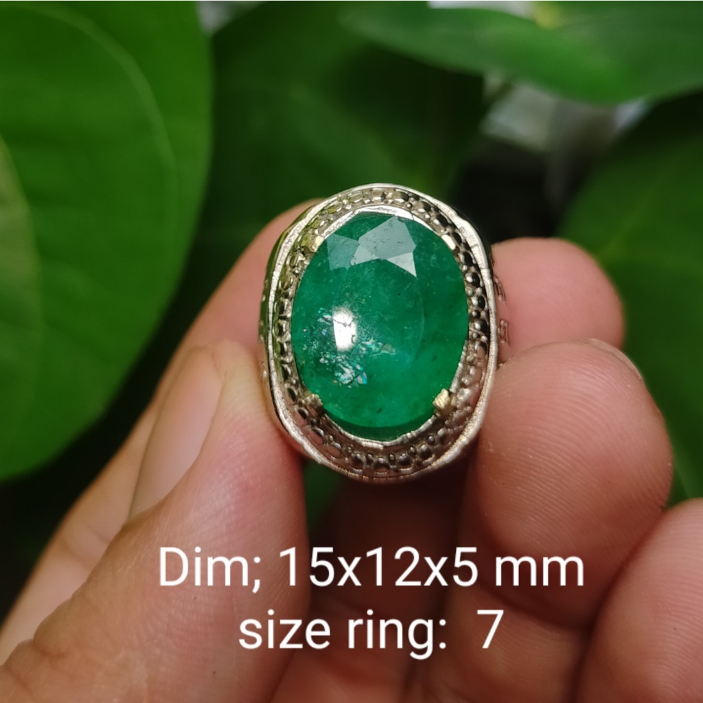 BATU ZAMRUD ASLI NATURAL ALAM koleksi lainnya cincin Wulung giok opal new akik bacan doko kinyang bu