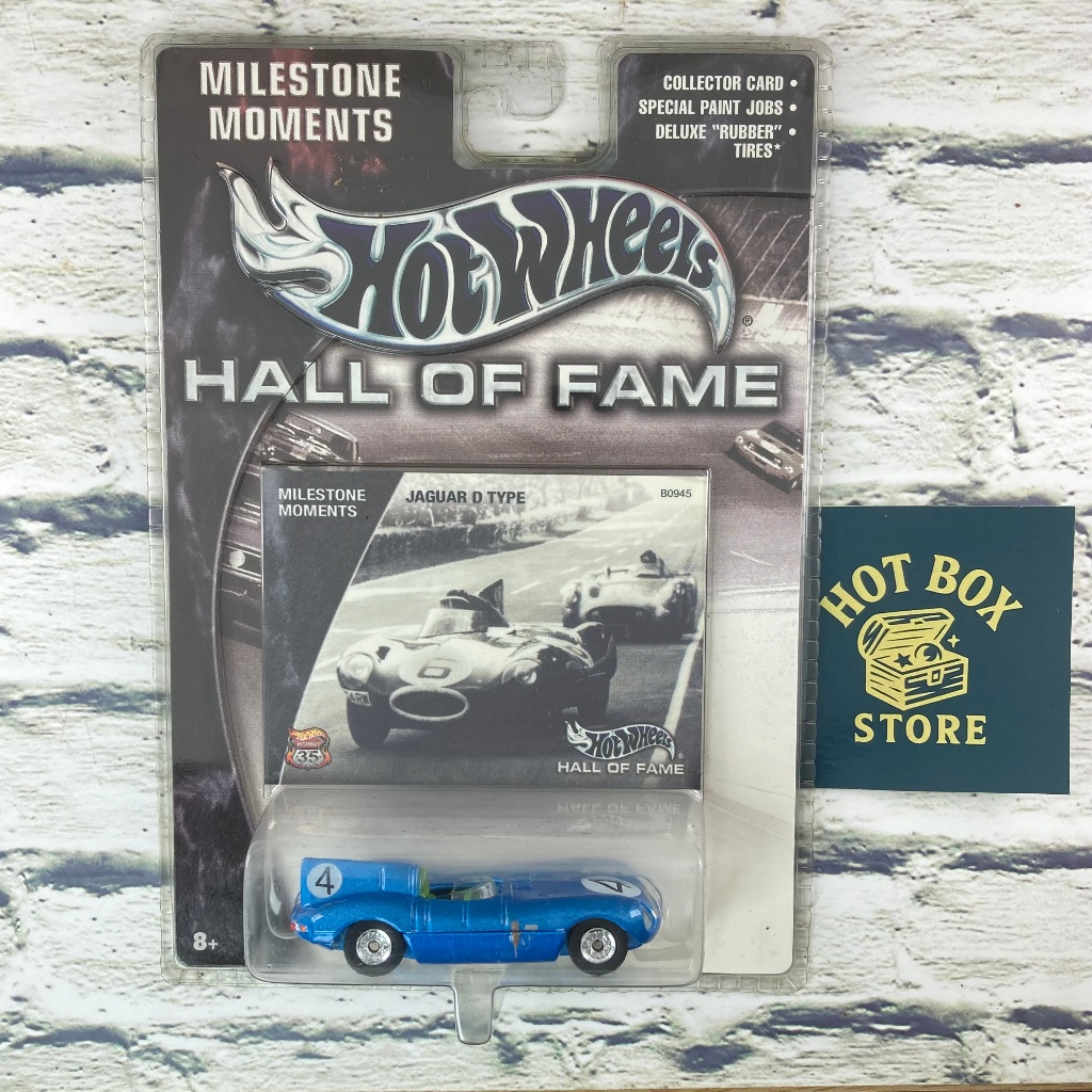 Hot Wheels Hall of Fame Jaguar D Type 2022 Collector Card Limited Edition Very Rare