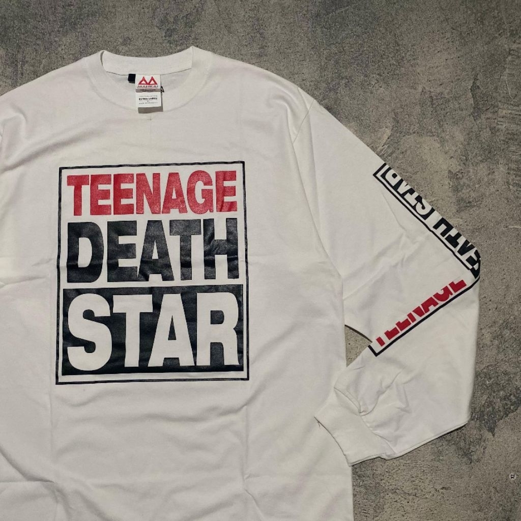 Teenage Death Star - Vision White Longsleeve Official Merchandise