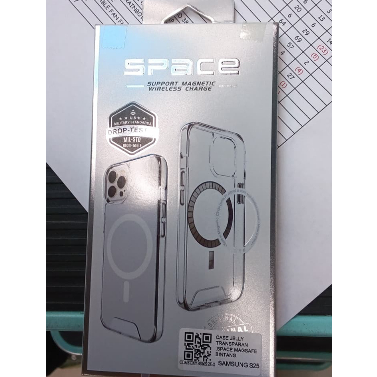 CASE JELLY TRANSPARAN SPACE MAGSAFE BINTANG IPHONE XR