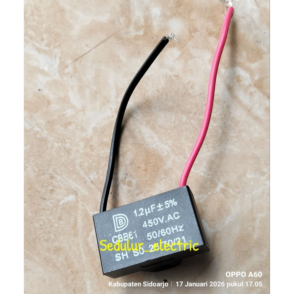 Capasitor kotak 1,2  micro farad