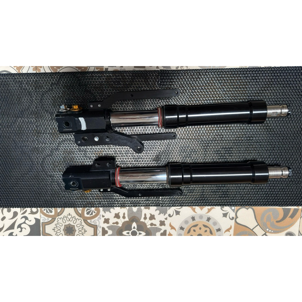 shock depan ktc aerox usd upside down