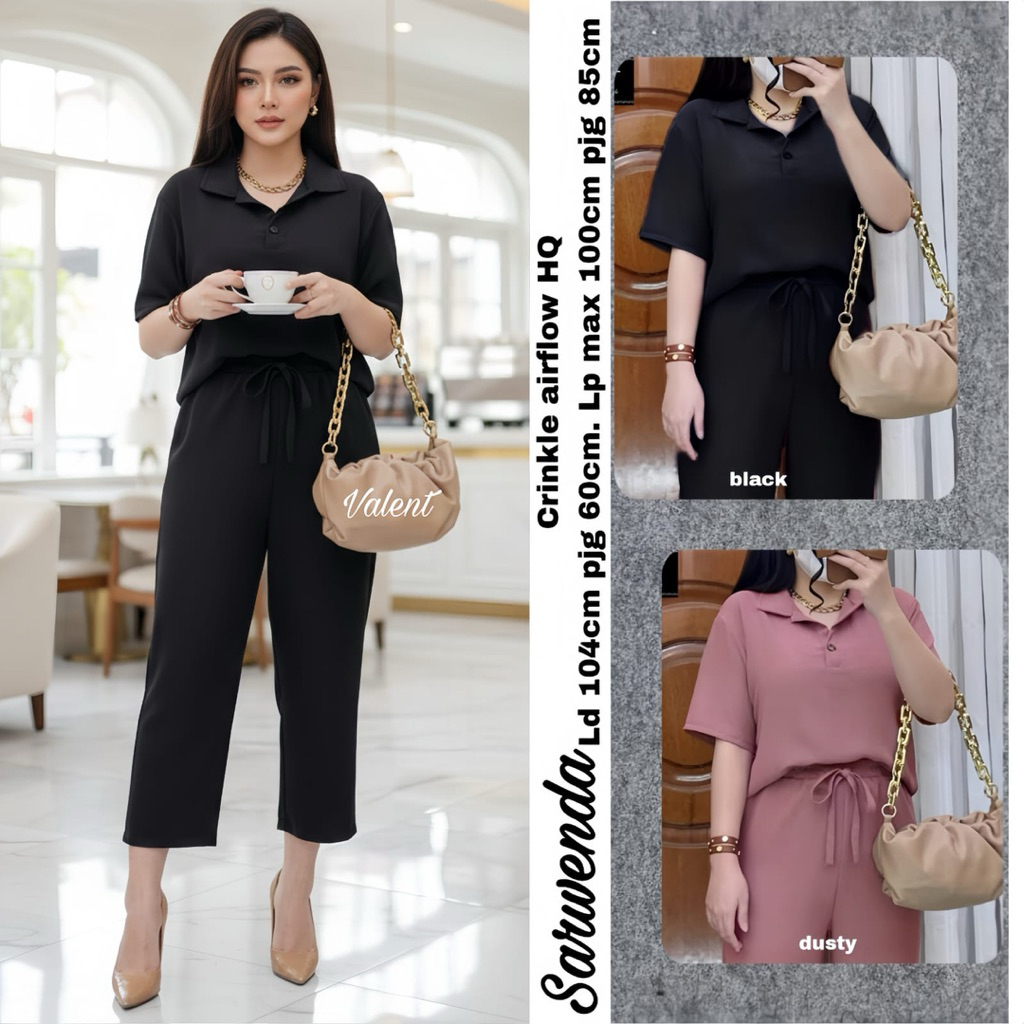 Sarwenda Set Crinkle Airflow HQ