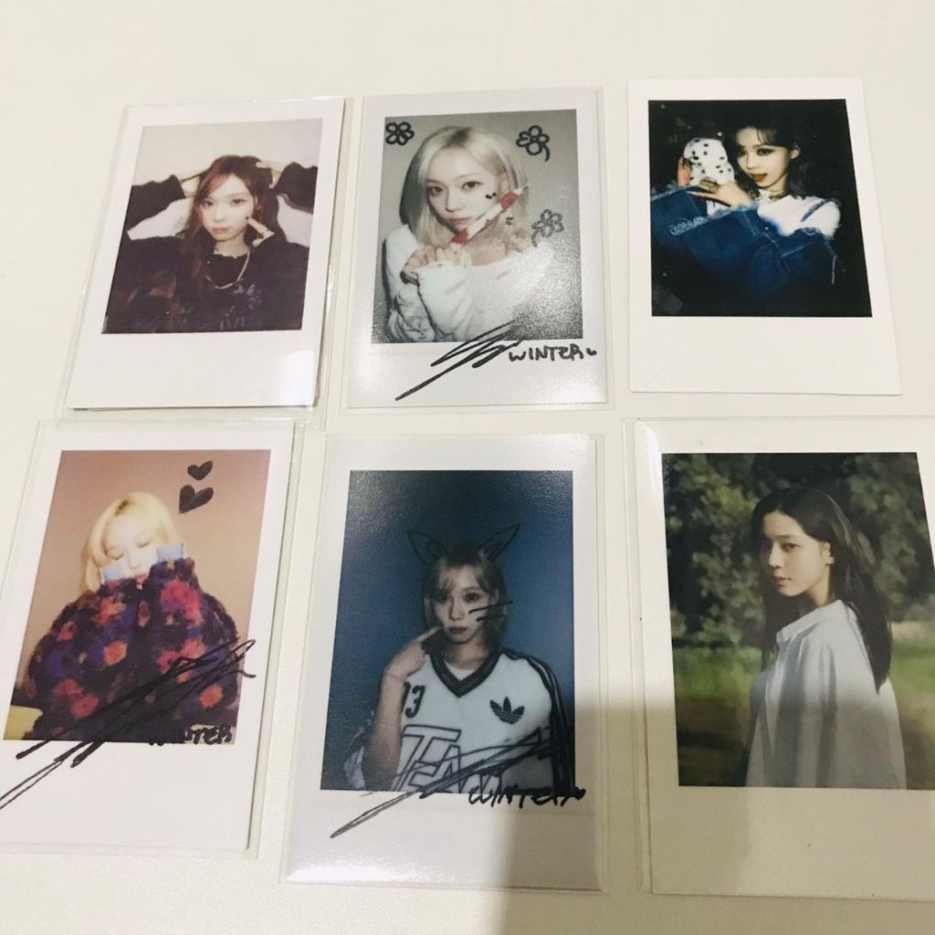 [READY STOCK TAKE ALL] Polaroid Winter Aespa | Armageddon | Welcome to my world | Wtmw | Girls | Dra