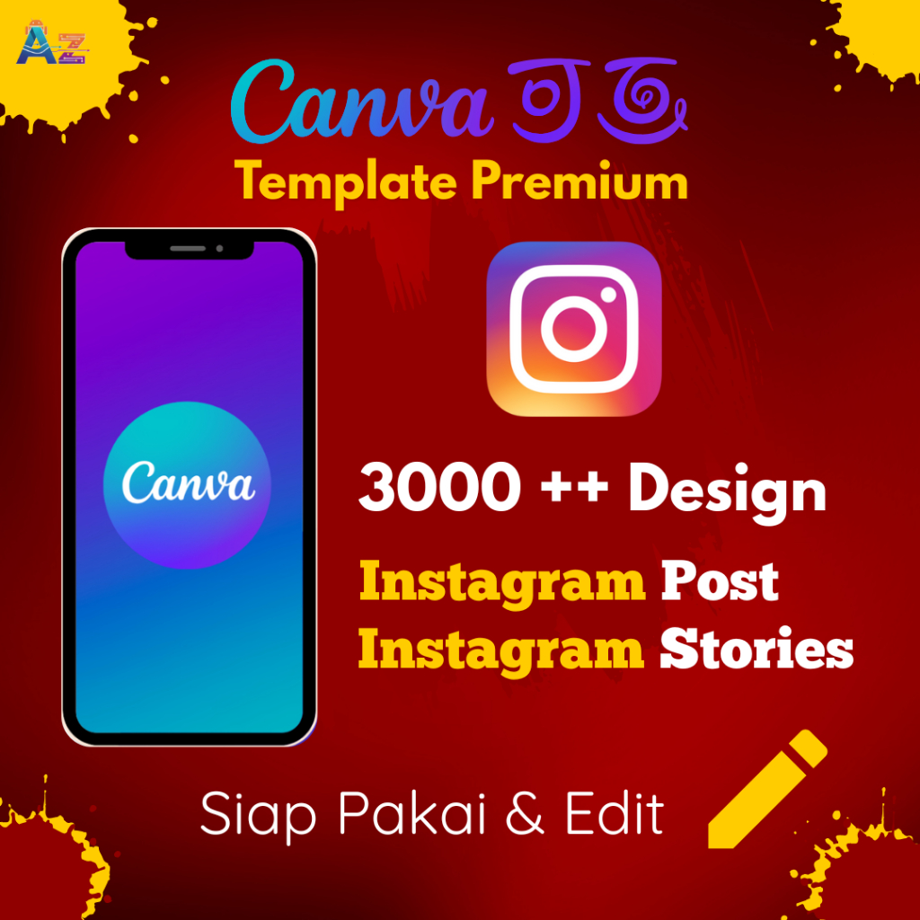 Template Canva Premium 3000+ Desain Instagram (Post & Story, Berbagai Tema)