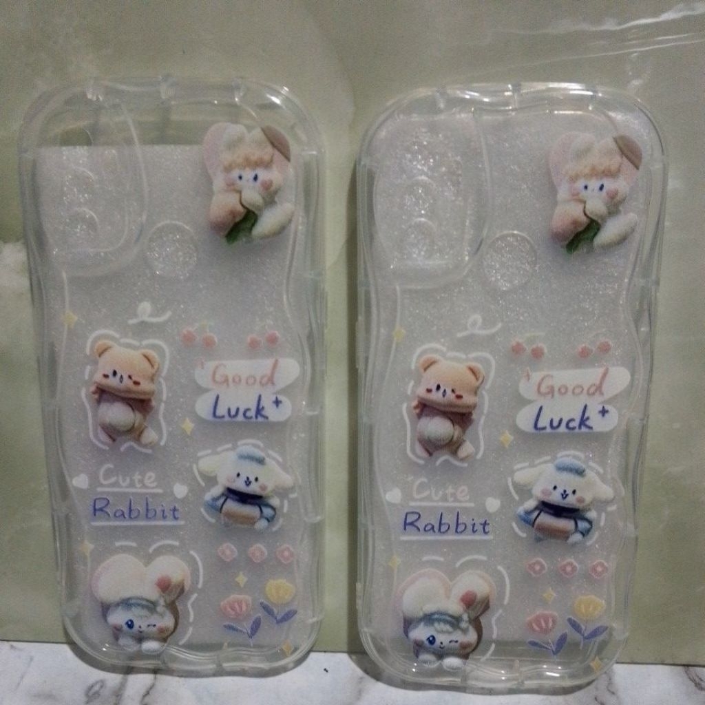 Case Silikon Casing Clear motif Oppo A53 2020 | A33 2020