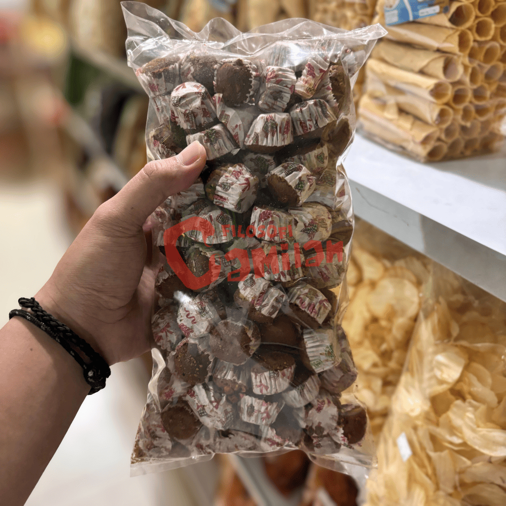 Kue Brownies Mini Kering Manis Kemasan - 500g