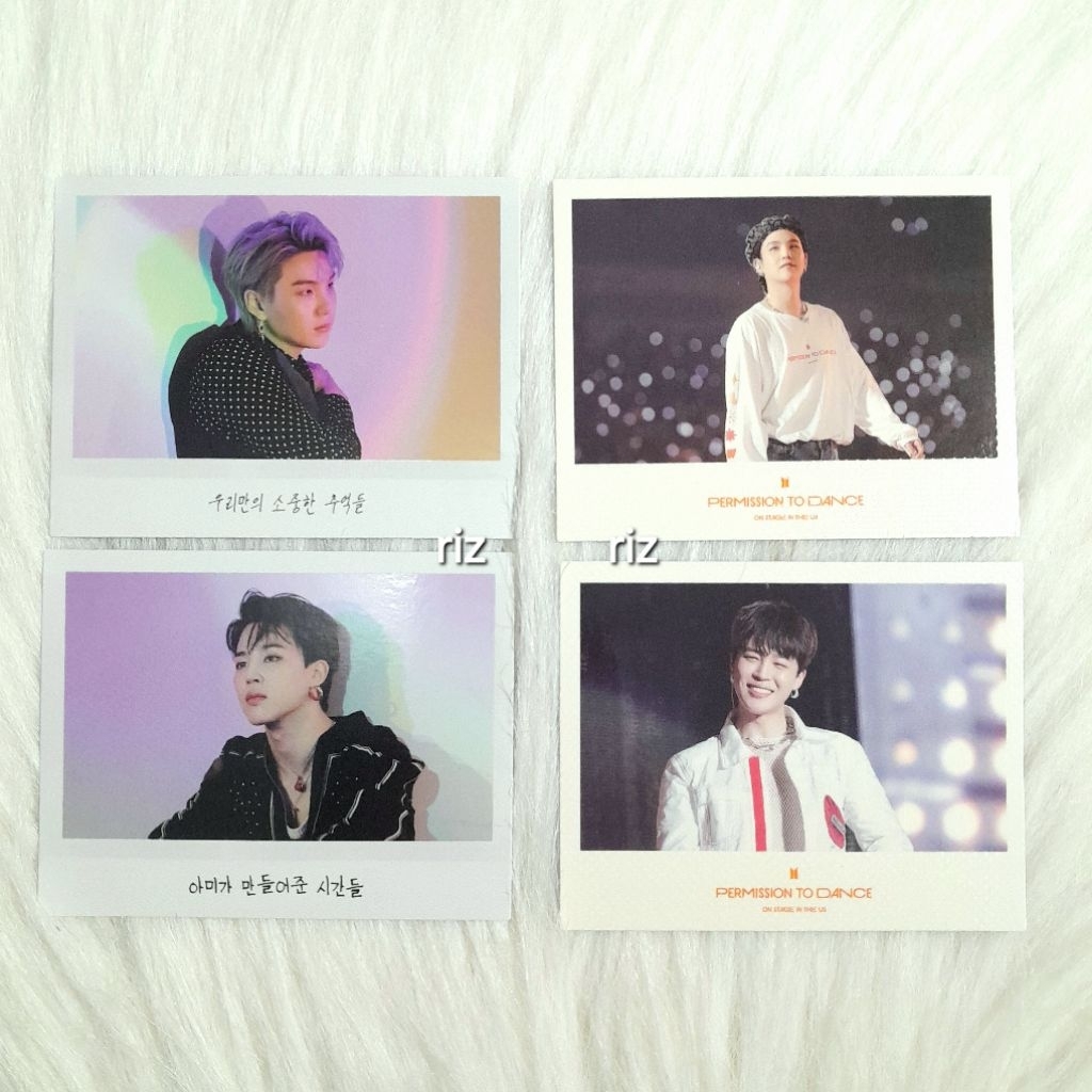 POLAROID PTD DIGICODE MEMORIES BTS JIMIN SUGA YOONGI