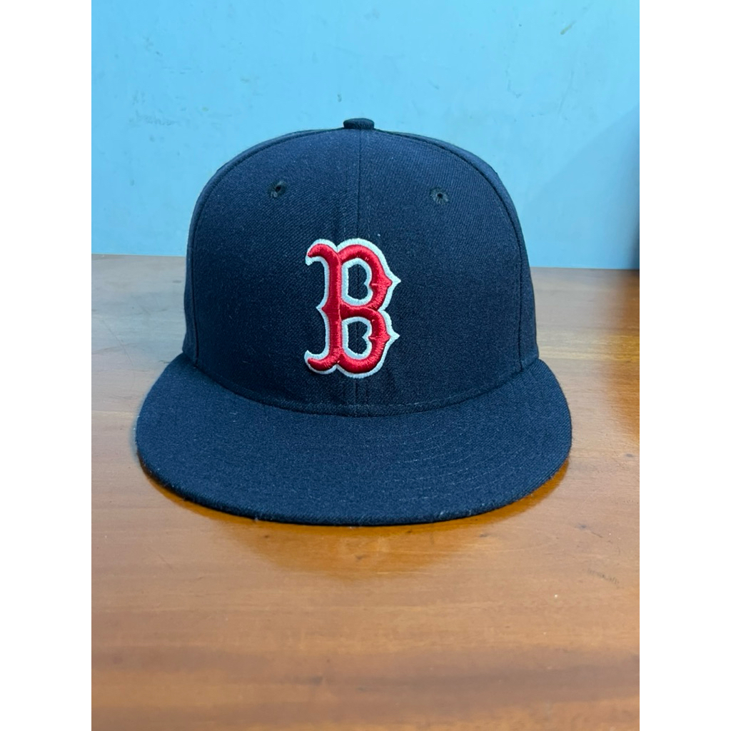 topi new era x mlb boston red sox usa 71/8 original second
