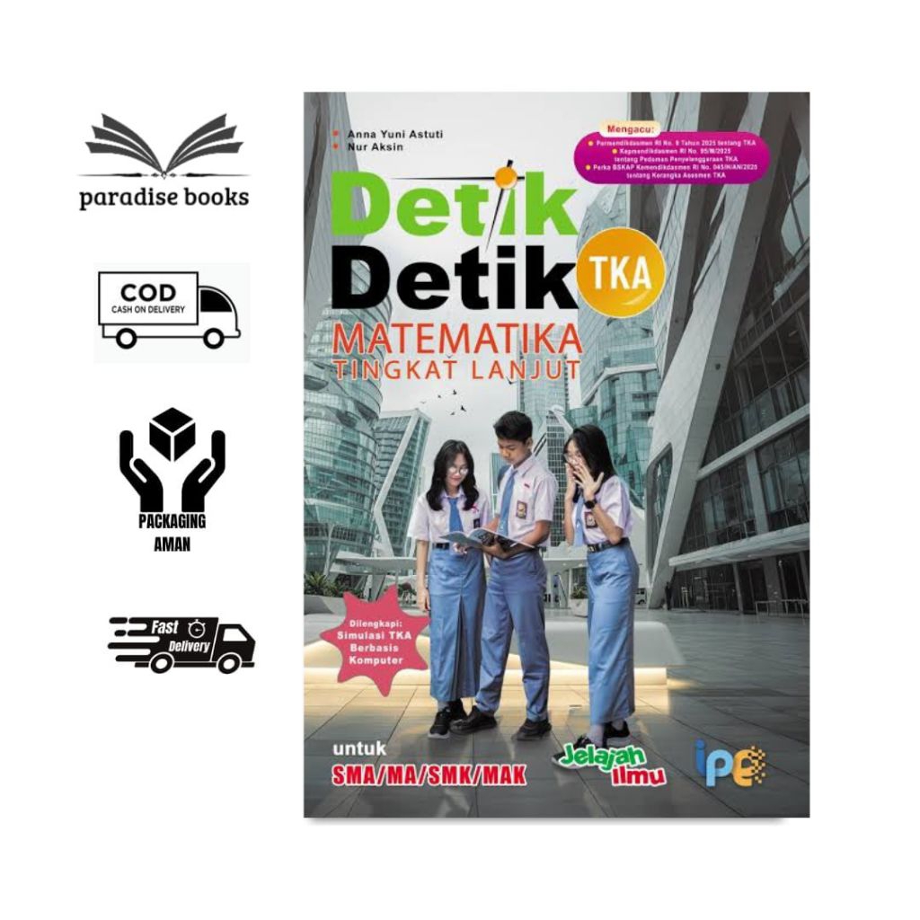 Detik‑Detik TKA Matematika & Mapel SMA/SMK Intan Pariwara