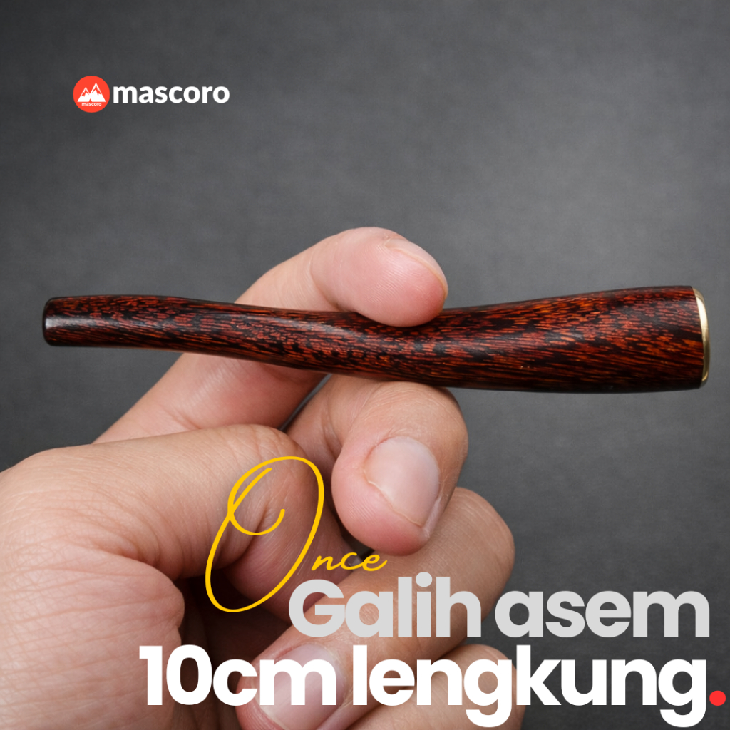 pipa roko kayu galih asem original once rokok padudan premium