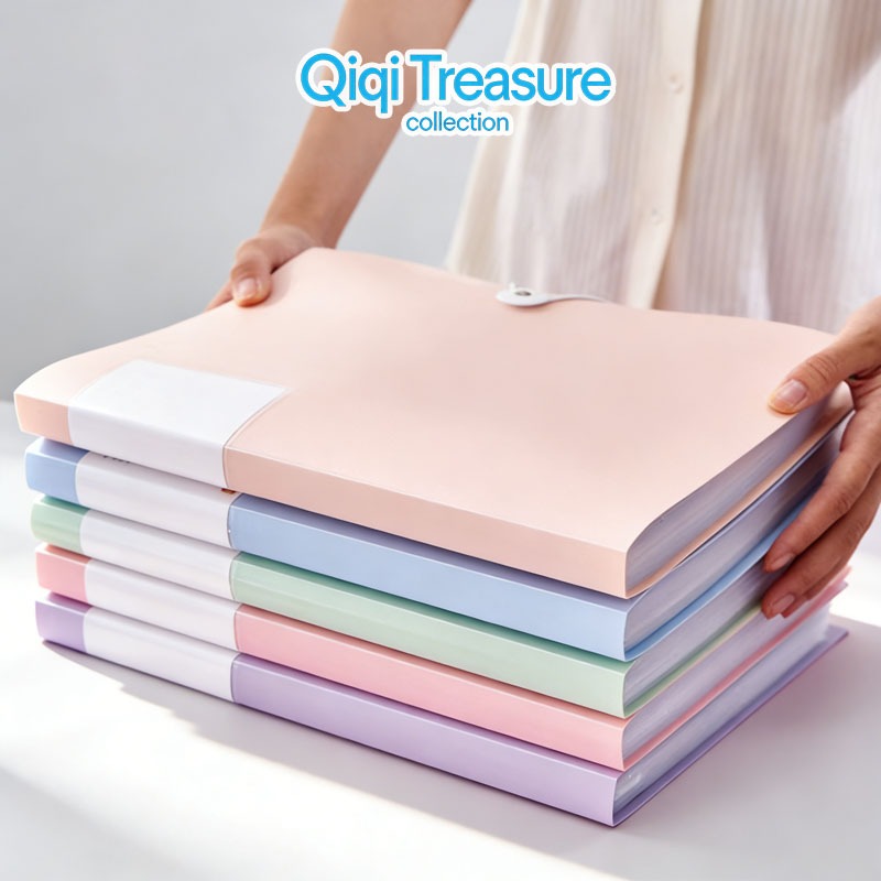 map dokumen aesthetic A4 map folder f4 clear holder Document Keeper/map plastik dokumen