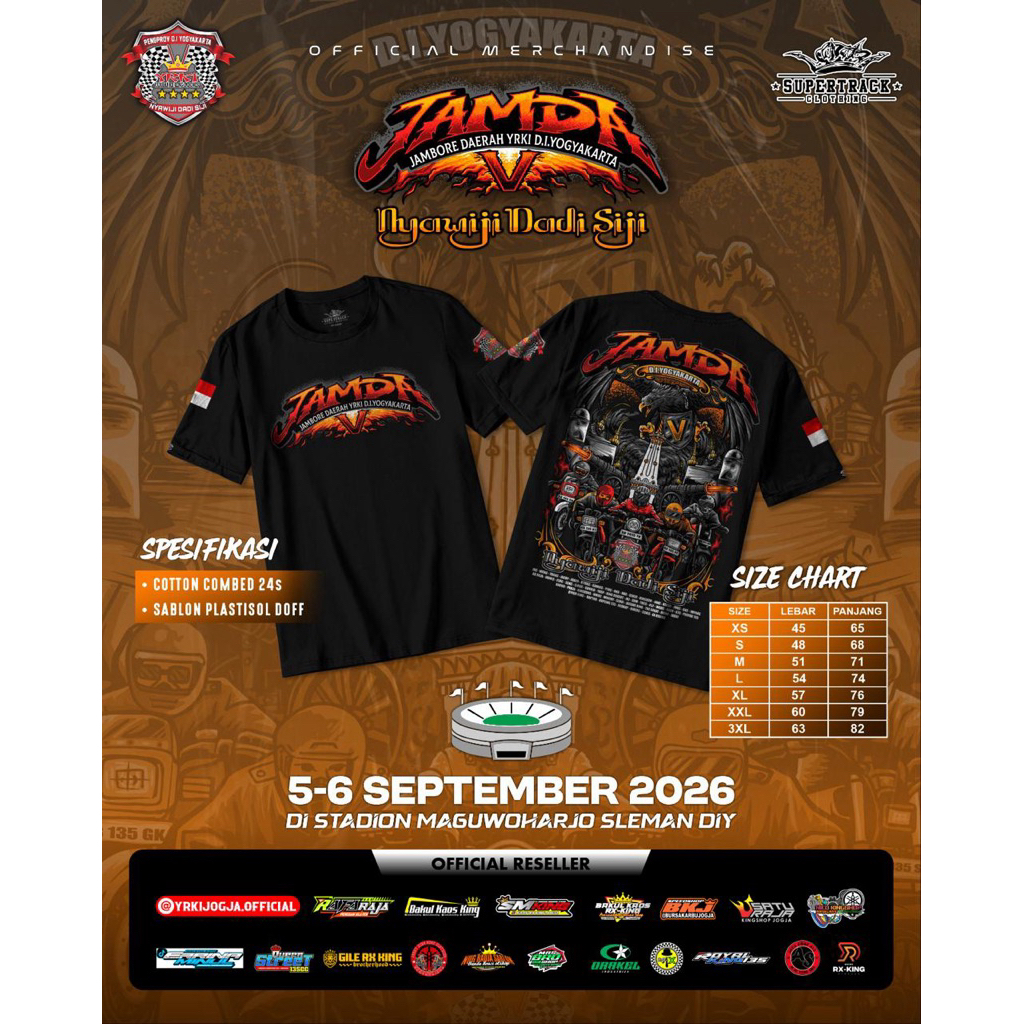 KAOS JAMDA V YRKI DIY ORIGINAL