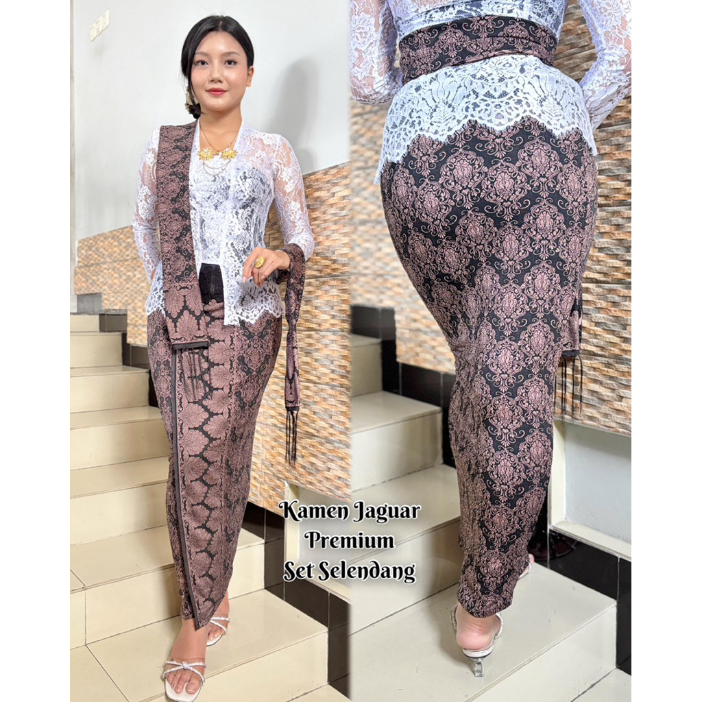 Kamen Jadi Jaguar Serat Set Selendang