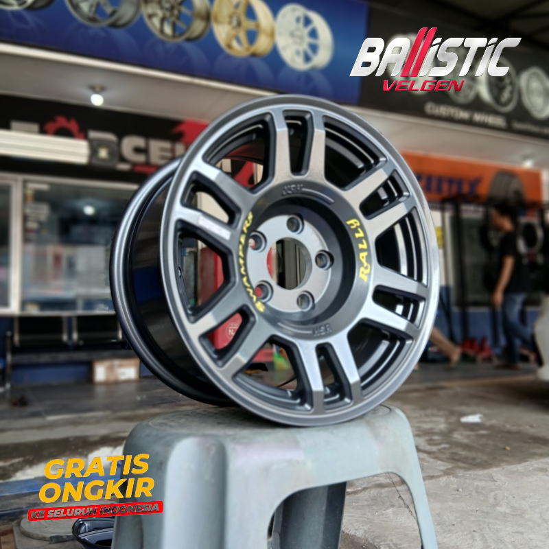Velg hsr ring 15 Velg mobil offroad cocok di inova terios rush HSR SWAMPERS - BALLISTIC TEGAL