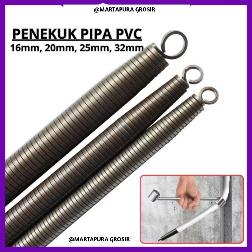 Penekuk Pipa PVC Elastis Fleksibel 16mm - Tahan Karat, Mudah Digunakan