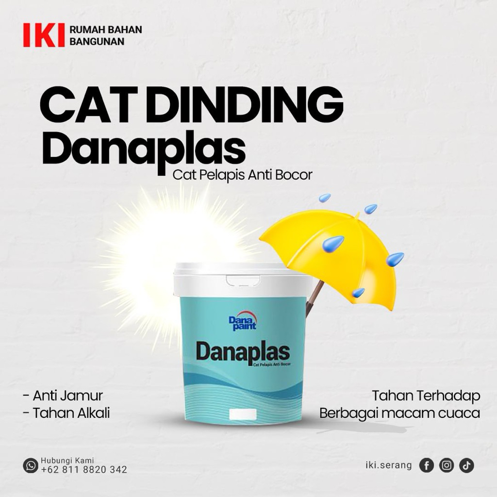 cat pelapis anti bocor eksterior Danaplas 20 kg WHITE
