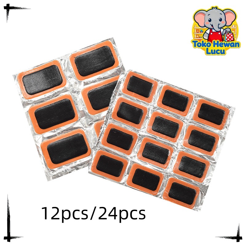 Stiker Sticker Lem Tambal Ban Karet Dalam Sepeda Motor Strong Tire Tube Cold Patch