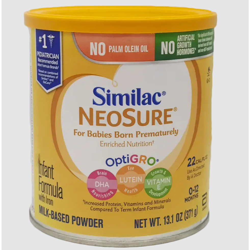 Similac NeoSure Optigro 371g Pertumbuhan Bayi Prematur & BBLR
