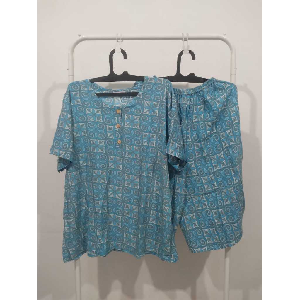 Piyama Setelan Baju Tidur Daster Atas Bawah Batik Danar Hadi
