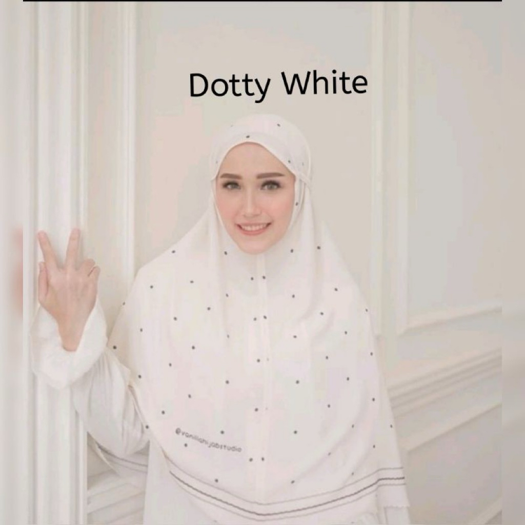 Vanilla Hijab Instan bergo preloved