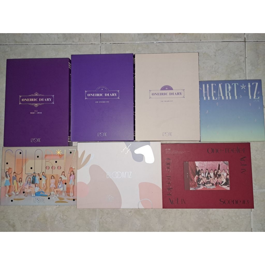 SALE ALBUM ONLY IZONE COLOR IZ HEART IZ BLOOM IZ ONEIRIC DIARY ONE REELER [BACA DESKRIPSI]